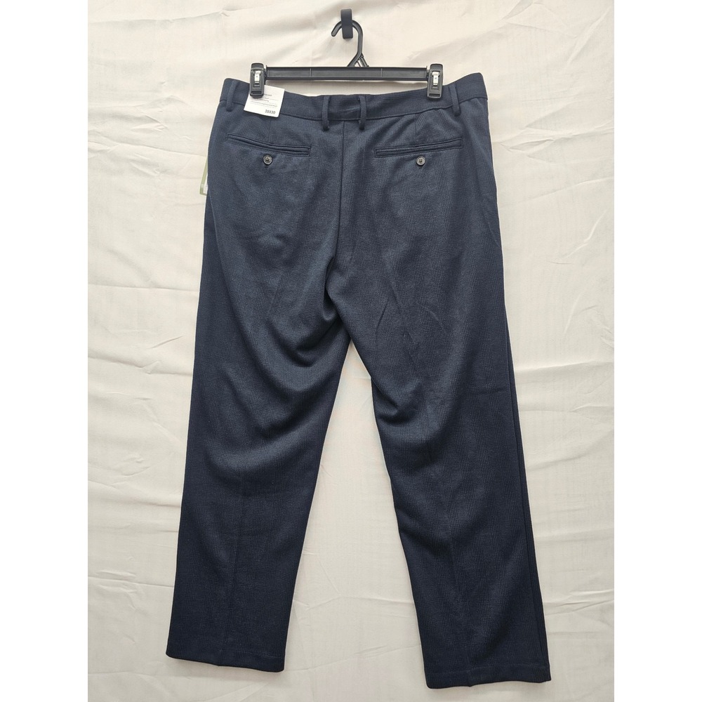 Goodfellow & Co Mens Navy Blue Pleated Trousers Dress Pants 38x30 New
